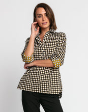 Load image into Gallery viewer, Charlotte 3/4 Sleeve Tile Print Top