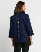 Load image into Gallery viewer, Aileen 3/4 Sleeve Bi-Color Stripe Top