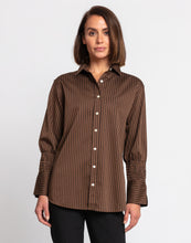 Load image into Gallery viewer, Kylie Long Sleeve Bi-Color Stripe Shirt