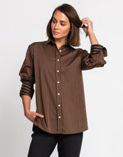 Load image into Gallery viewer, Kylie Long Sleeve Bi-Color Stripe Shirt