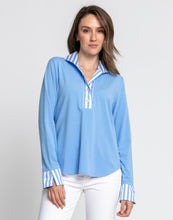Load image into Gallery viewer, Leona Long Sleeve Knit With Stripe/Gingham Combo Top
