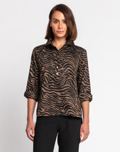 Load image into Gallery viewer, Aileen 3/4 Sleeve Zebra Print Top