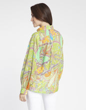 Load image into Gallery viewer, Billie Long Sleeve Linen Paisley Print