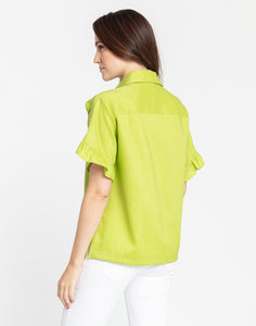 Lulu Short Sleeve Luxe Linen Shirt