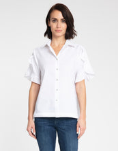 Load image into Gallery viewer, Lulu Short Sleeve Luxe Linen Shirt