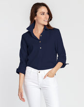 Load image into Gallery viewer, Zoey 3/4 Sleeve Luxe Linen Shirt