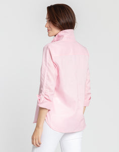 Zoey 3/4 Sleeve Luxe Linen Shirt