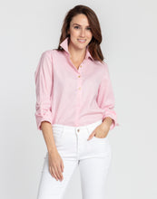 Load image into Gallery viewer, Zoey 3/4 Sleeve Luxe Linen Shirt