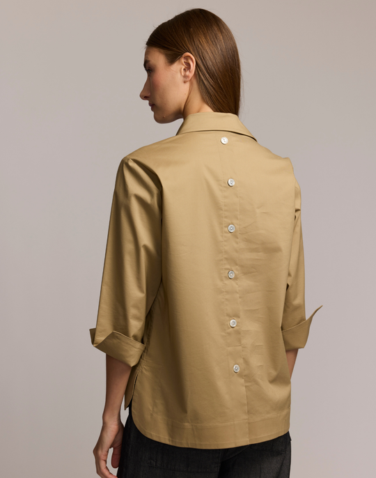 Aileen 3/4 Sleeve Button Back Top