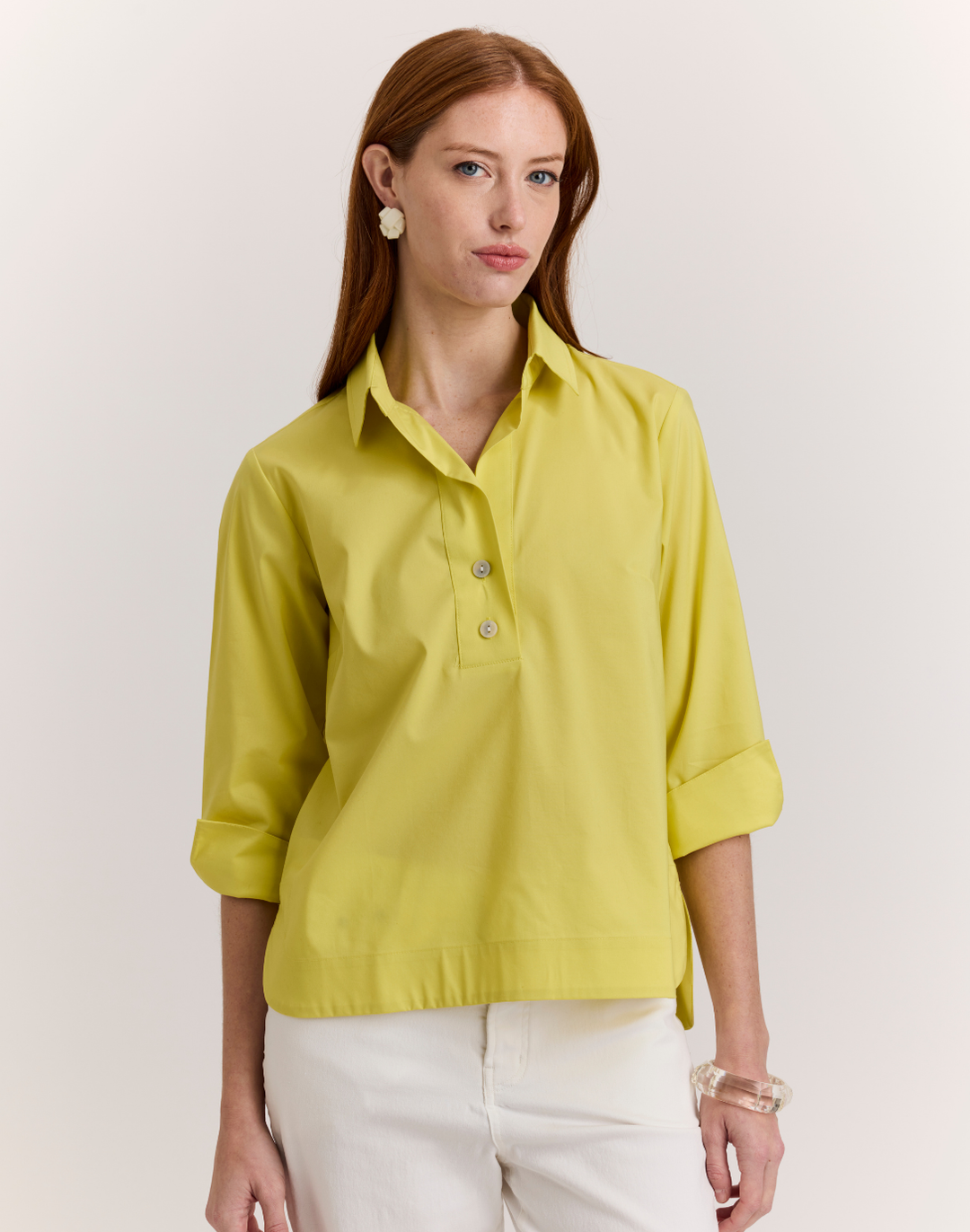 Aileen 3/4 Sleeve Button Back Top