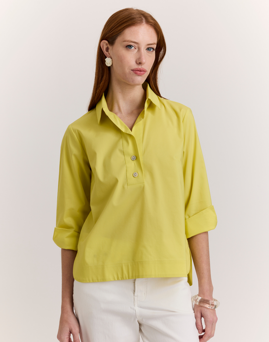 Aileen 3/4 Sleeve Button Back Top
