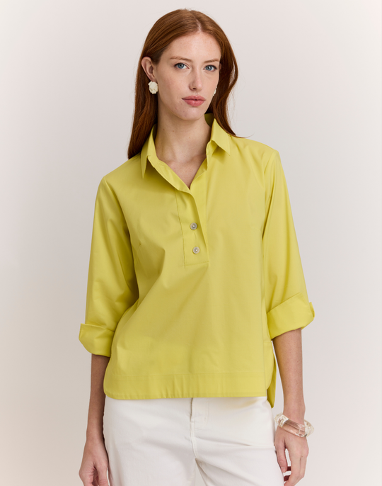 Aileen 3/4 Sleeve Button Back Top