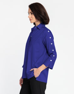 Eleanor 3/4 Sleeve Solid Shirt