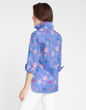 Load image into Gallery viewer, Charlotte 3/4 Sleeve Seashell Print Top