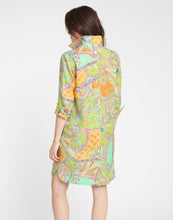 Load image into Gallery viewer, Aileen 3/4 Sleeve Linen Paisley Print Dress
