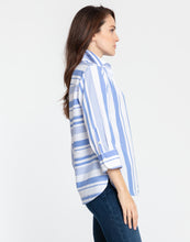 Load image into Gallery viewer, Margot 3/4 Sleeve Variegated Stripes Shirt