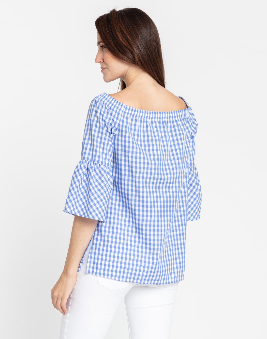 トップス POPPING GINGHAMCHECK SHOULDER RIBBON TOP 0731461580377NEW_04_091.jpg?sw=600