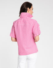 Load image into Gallery viewer, Lulu Short Sleeve Classic Mini Gingham Shirt