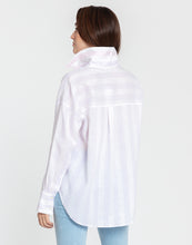 Load image into Gallery viewer, Larissa Long Sleeve Luxe Linen Cabana Stripes Shirt