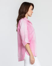 Load image into Gallery viewer, Charlotte 3/4 Sleeve Ombre Gingham Tunic