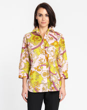 Load image into Gallery viewer, Gemma 3/4 Sleeve Versailles Print Shirt