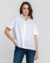 Load image into Gallery viewer, Daryl Elbow Sleeve Cotton Shirt