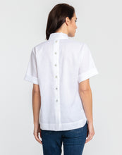 Load image into Gallery viewer, Aileen Short Sleeve Luxe Linen Top