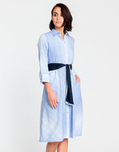 Load image into Gallery viewer, Riley 3/4 Sleeve Ombre Gingham Dress