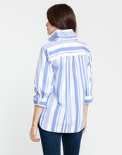 Load image into Gallery viewer, Morgan 3/4 Sleeve Variegated Stripes Top