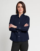 Load image into Gallery viewer, Diane Long Sleeve Cotton Fitted Shirt