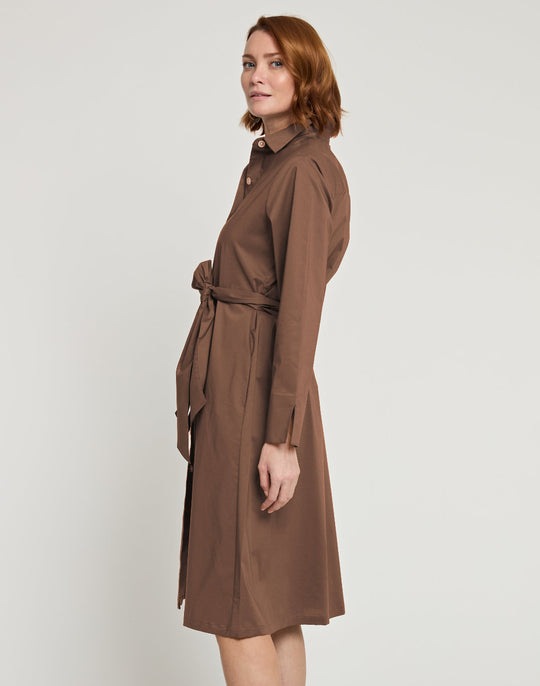 FINAL SALE / NO RETURN, NO EXCHANGE - Tamron Long Sleeve Cotton Dress