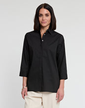 Load image into Gallery viewer, Sara 3/4 Sleeve Pleated Back Cotton Top