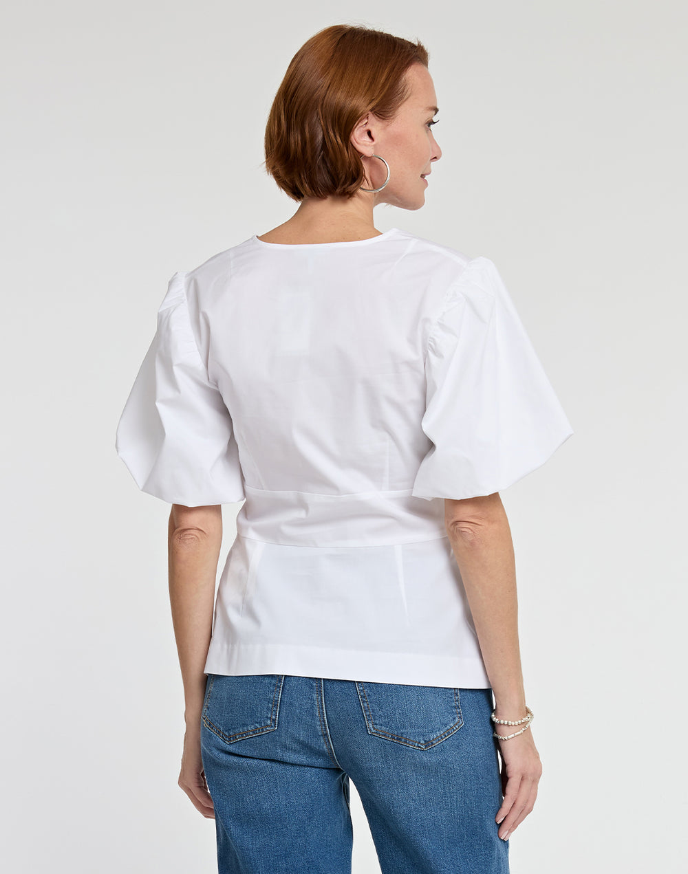 FINAL SALE / NO RETURNS, NO EXCHANGES - Paulina Elbow Sleeve Cotton Top
