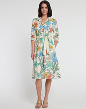 Load image into Gallery viewer, Charlie 3/4 Sleeve Rainforest Print Dress