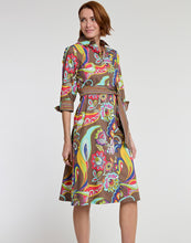 Load image into Gallery viewer, Tamron 3/4 Sleeve Bali Paisley Print Dress