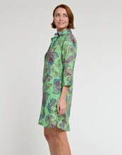 Load image into Gallery viewer, Aileen 3/4 Sleeve Luxe Linen Foulard Paisley Print Dress