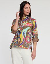 Load image into Gallery viewer, Aileen 3/4 Sleeve Bali Paisley Print Top