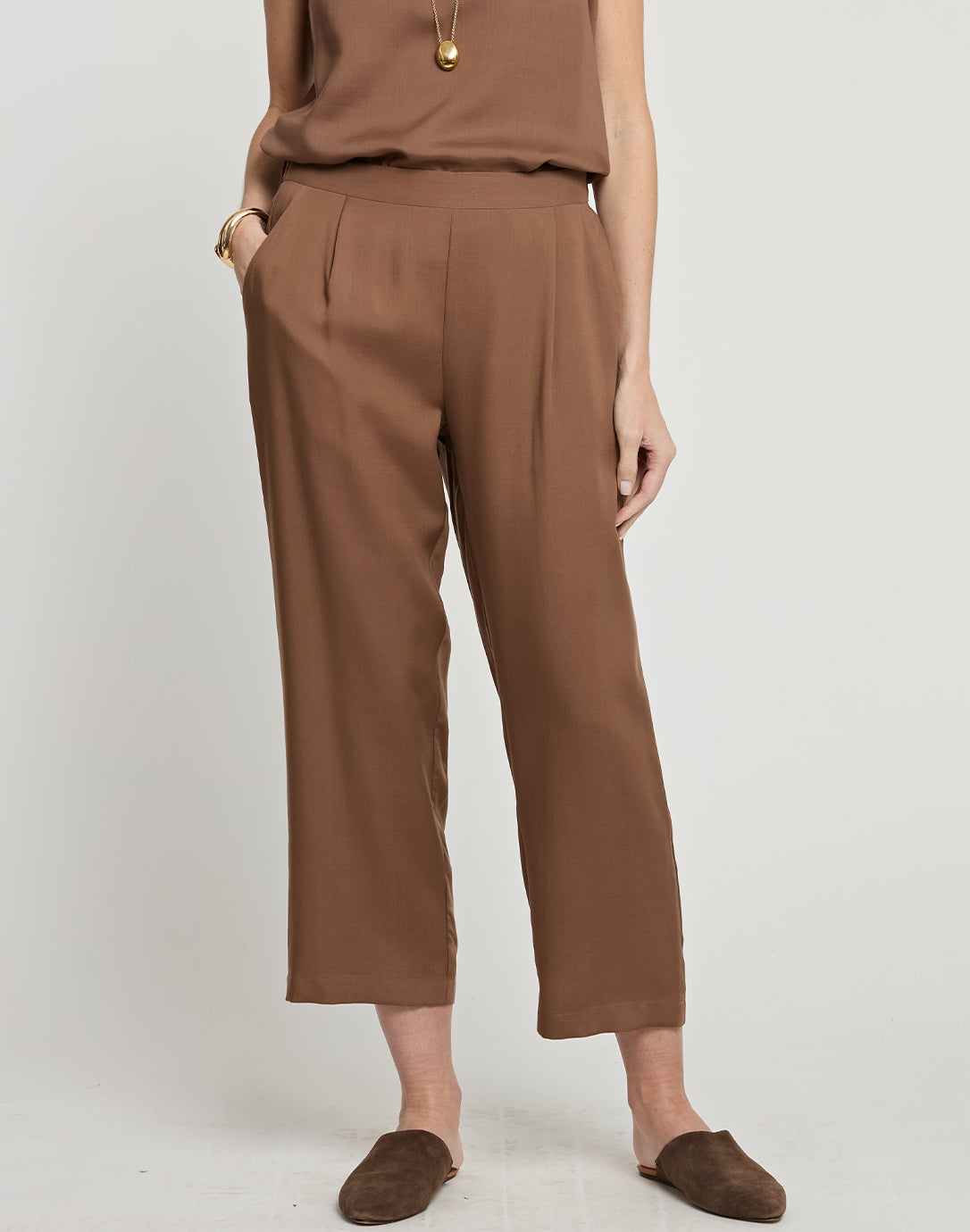 Abby Ankle Tencel Pants – Hinson Wu