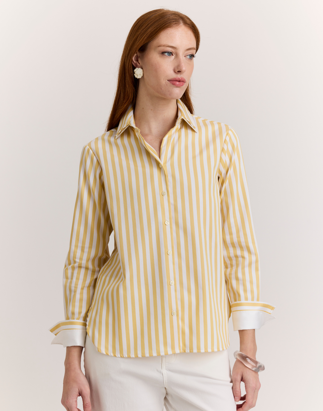 Margot Long Sleeve Stripe Shirt – Hinson Wu