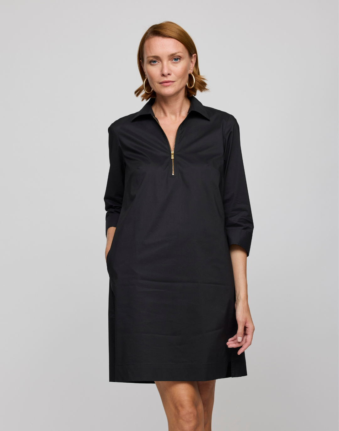 Alessa 3/4 Sleeve Dress Khaki / XL Alessa 3/4 Sleeve Dress Khaki / XL