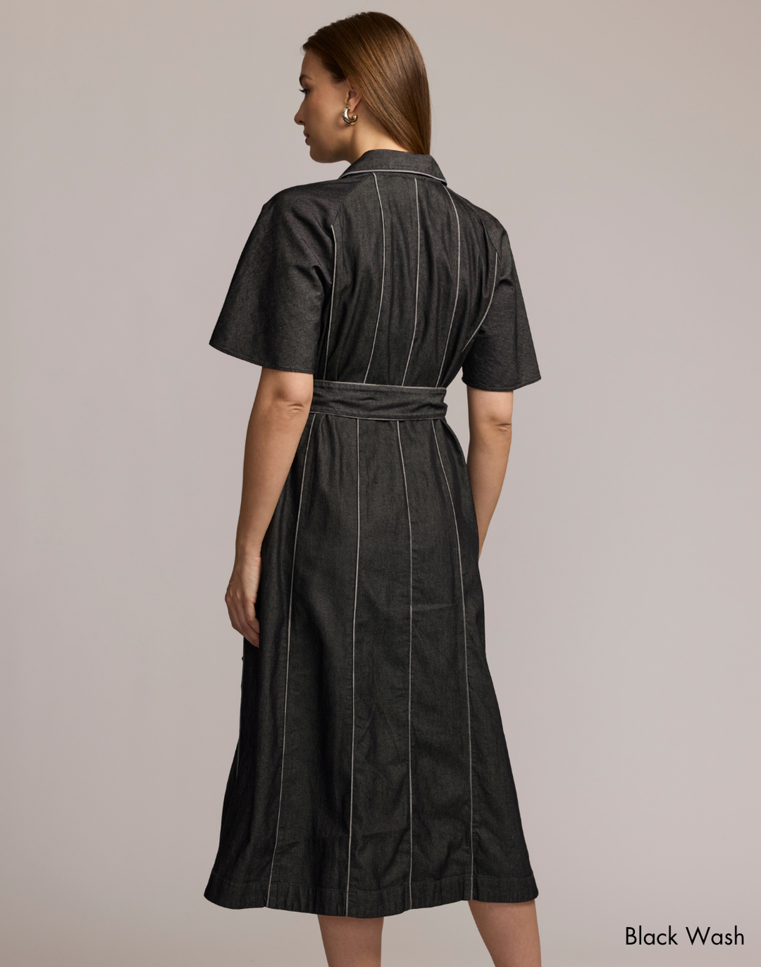 Joanna Short Sleeve Denim Dress