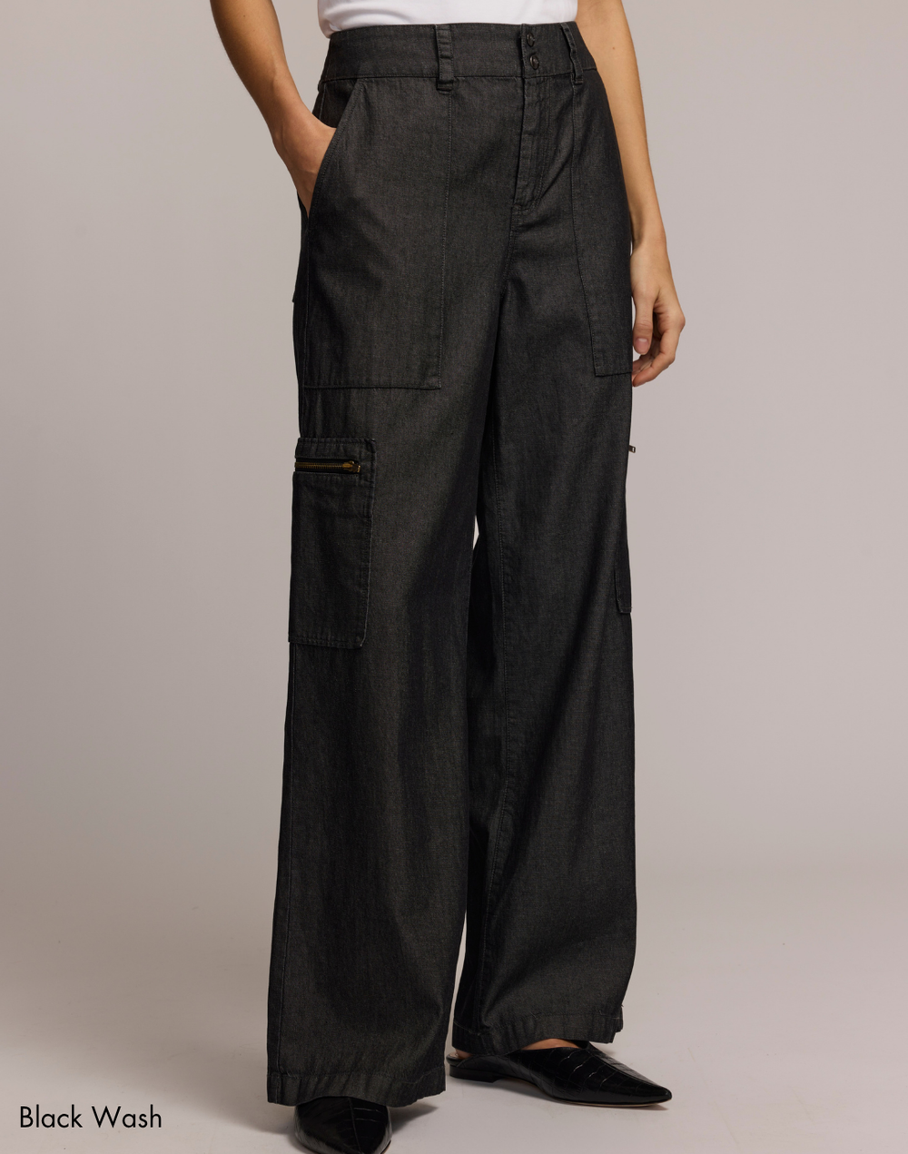 Danni Denim Cargo Pant