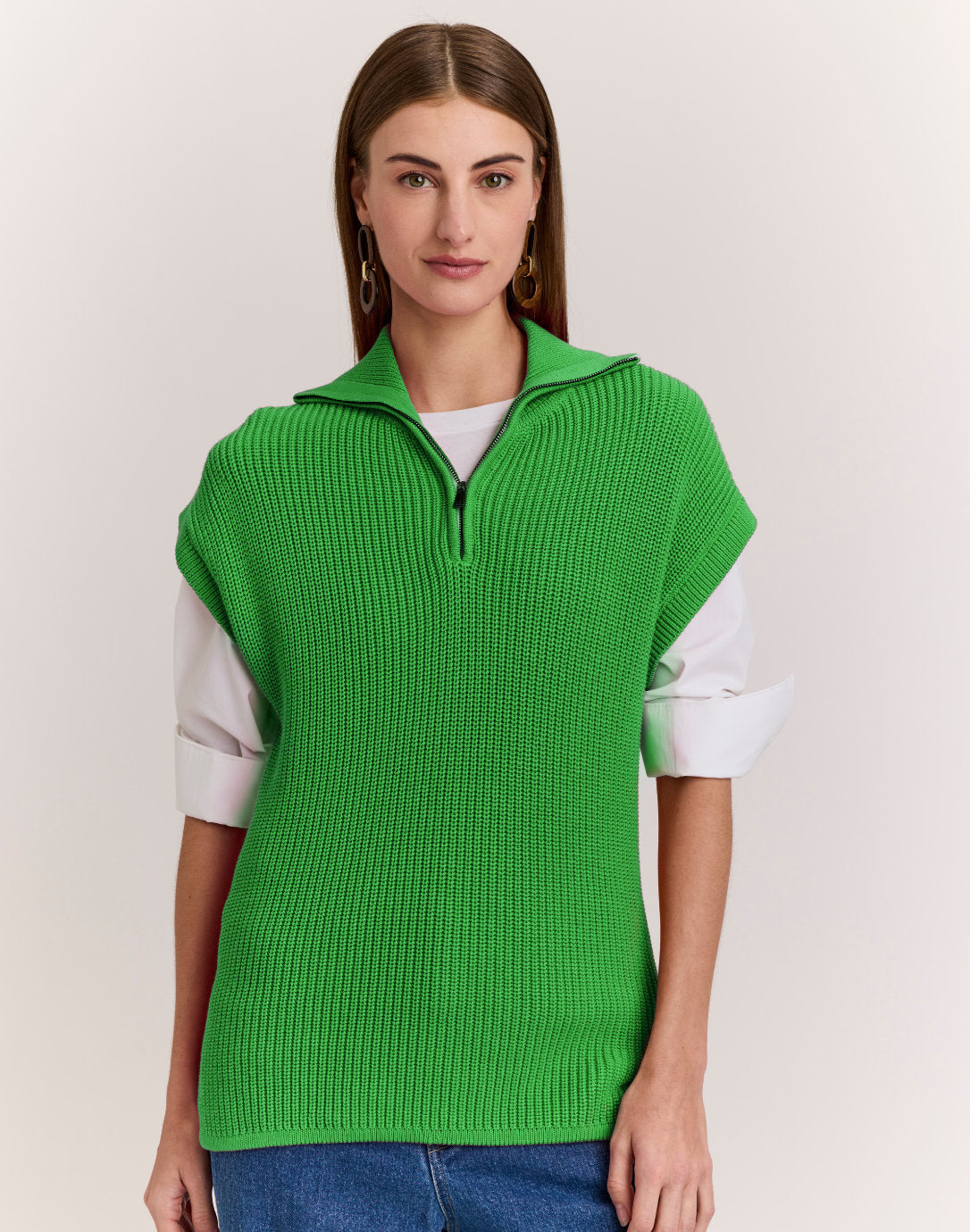 Brooke Sleeveless Sweater Vest – Hinson Wu