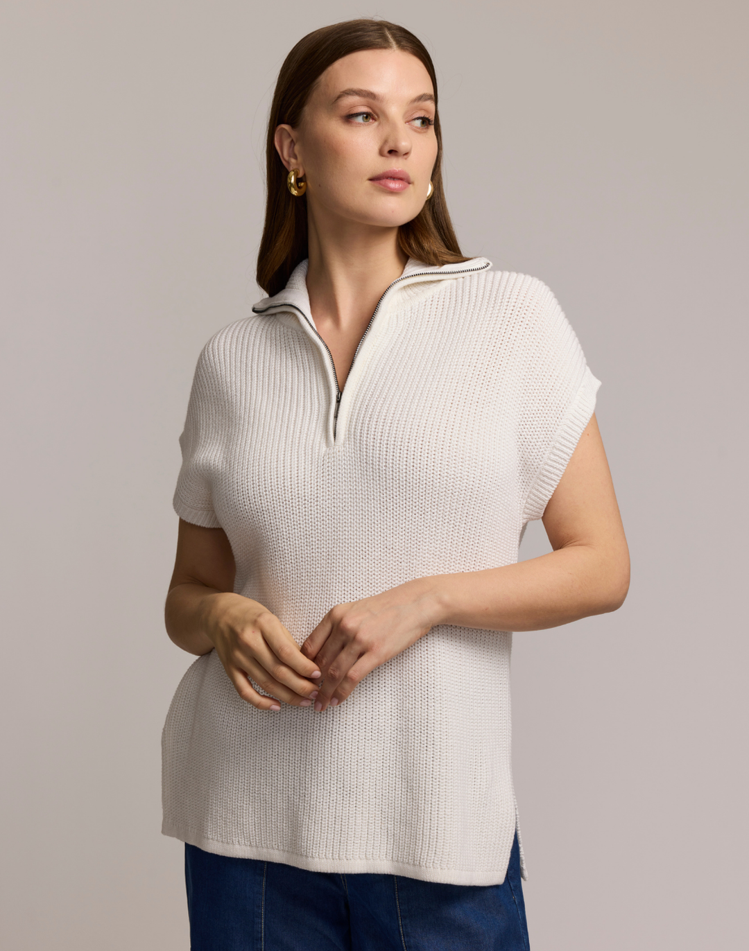 Brooke Sleeveless Sweater Vest