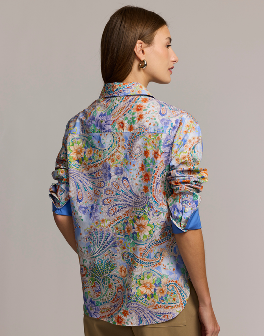 Margot Long Sleeve Floral Paisley Shirt