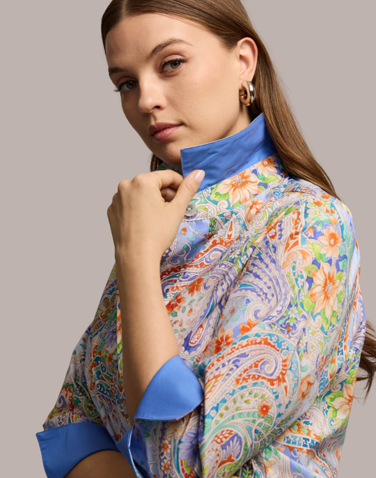 Charlotte 3/4 Sleeve Floral Paisley Dress