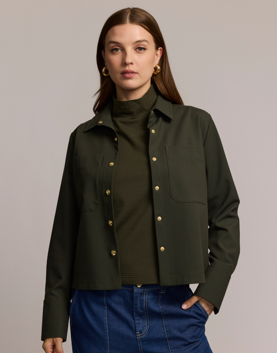 Astrid Long Sleeve Traveler's Twill Shirt Jacket