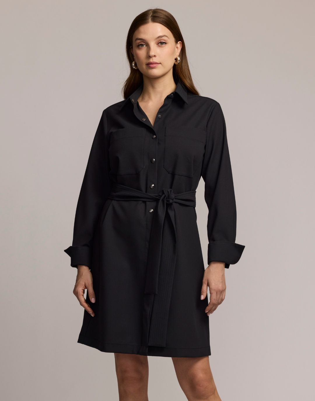 Astrid Long Sleeve Traveler's Twill Dress