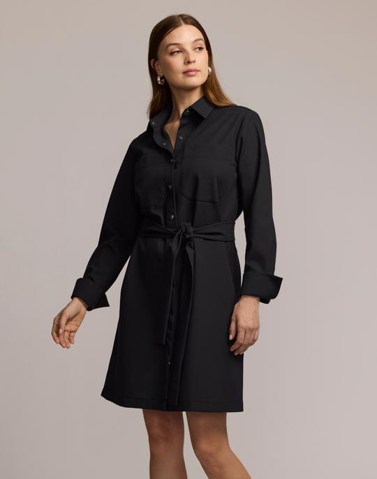 Astrid Long Sleeve Traveler's Twill Dress