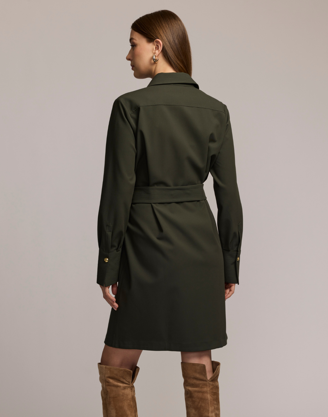 Astrid Long Sleeve Traveler's Twill Dress